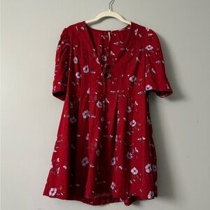 Free people Adelle Tunic Mini Dress